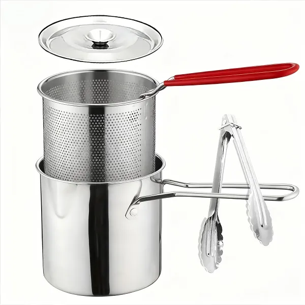 Stainless Steel Deep Fryer Pot