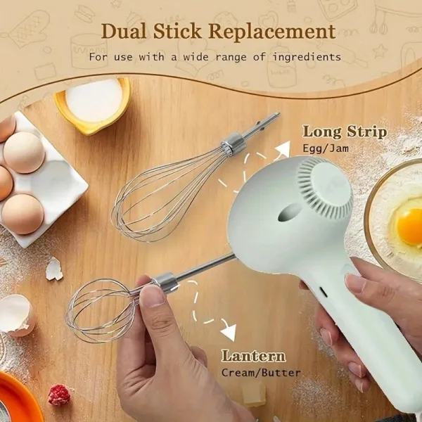 2-in-1 Electric Whisk & Chopper