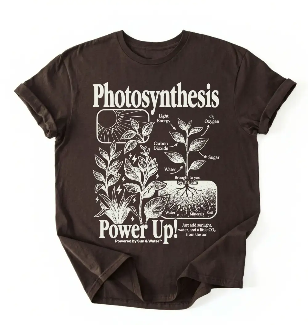Photosynthesis Plant Graphic Cotton Tee