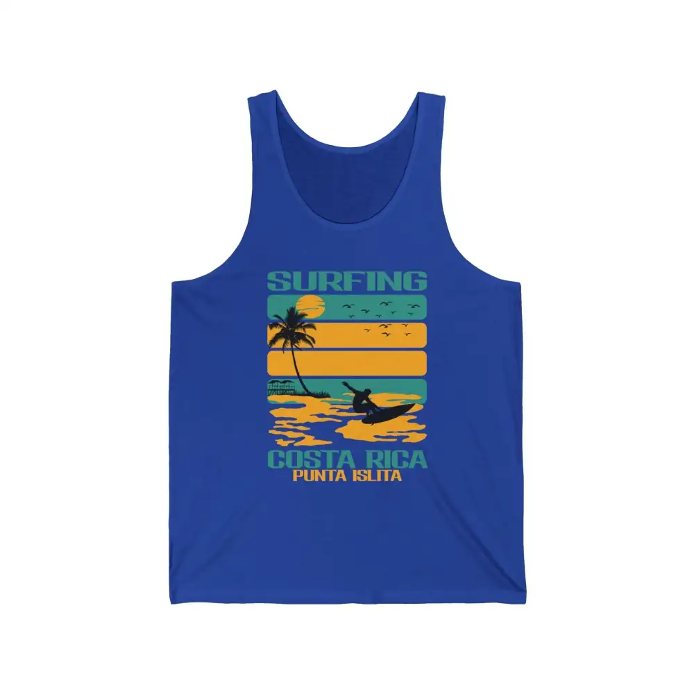 Sunset Surf Graphic Tank Top