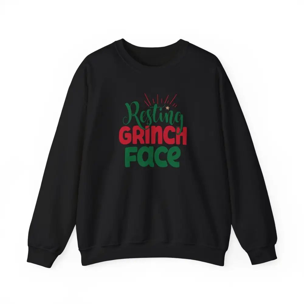 Resting Grouch Graphic Crewneck Sweatshirt