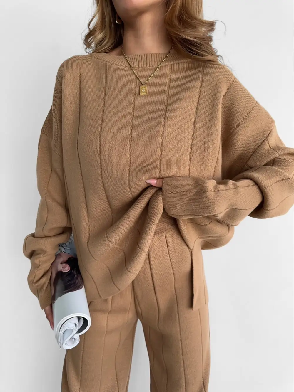 Knit Easygoing Sweater
