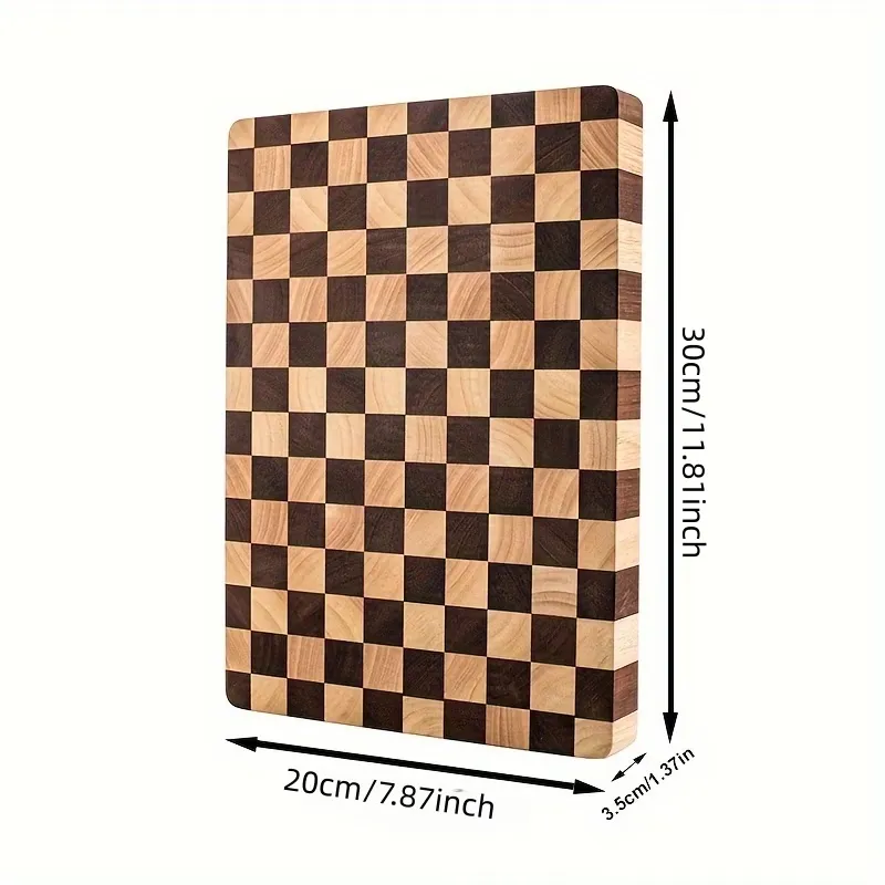 Checkerboard Wood Cutting Board