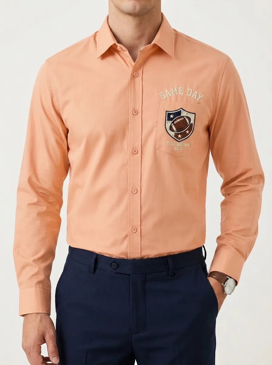 Football Graphic Casual Shirt