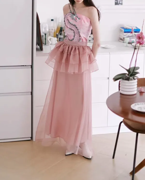 Maxi Pleated Skirt
