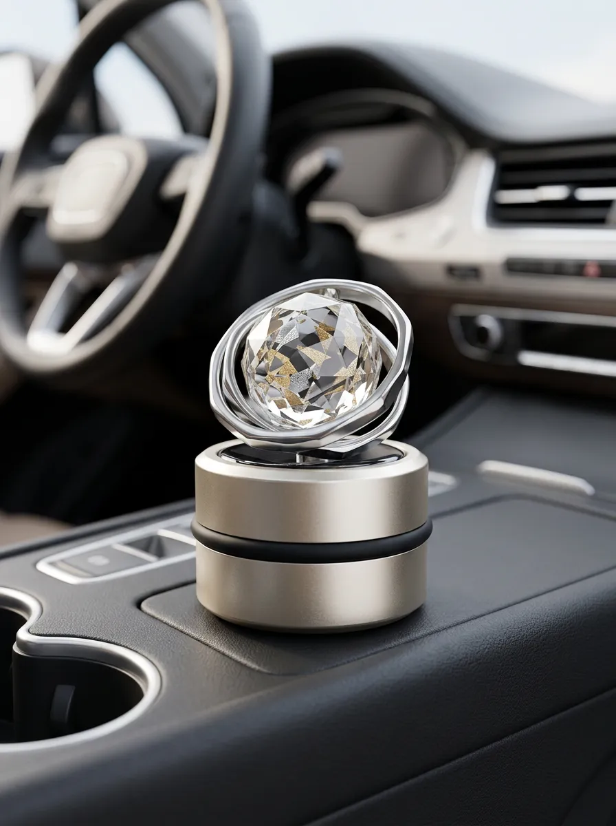 Planet Crystal Solar-Rotating Car Air Freshener