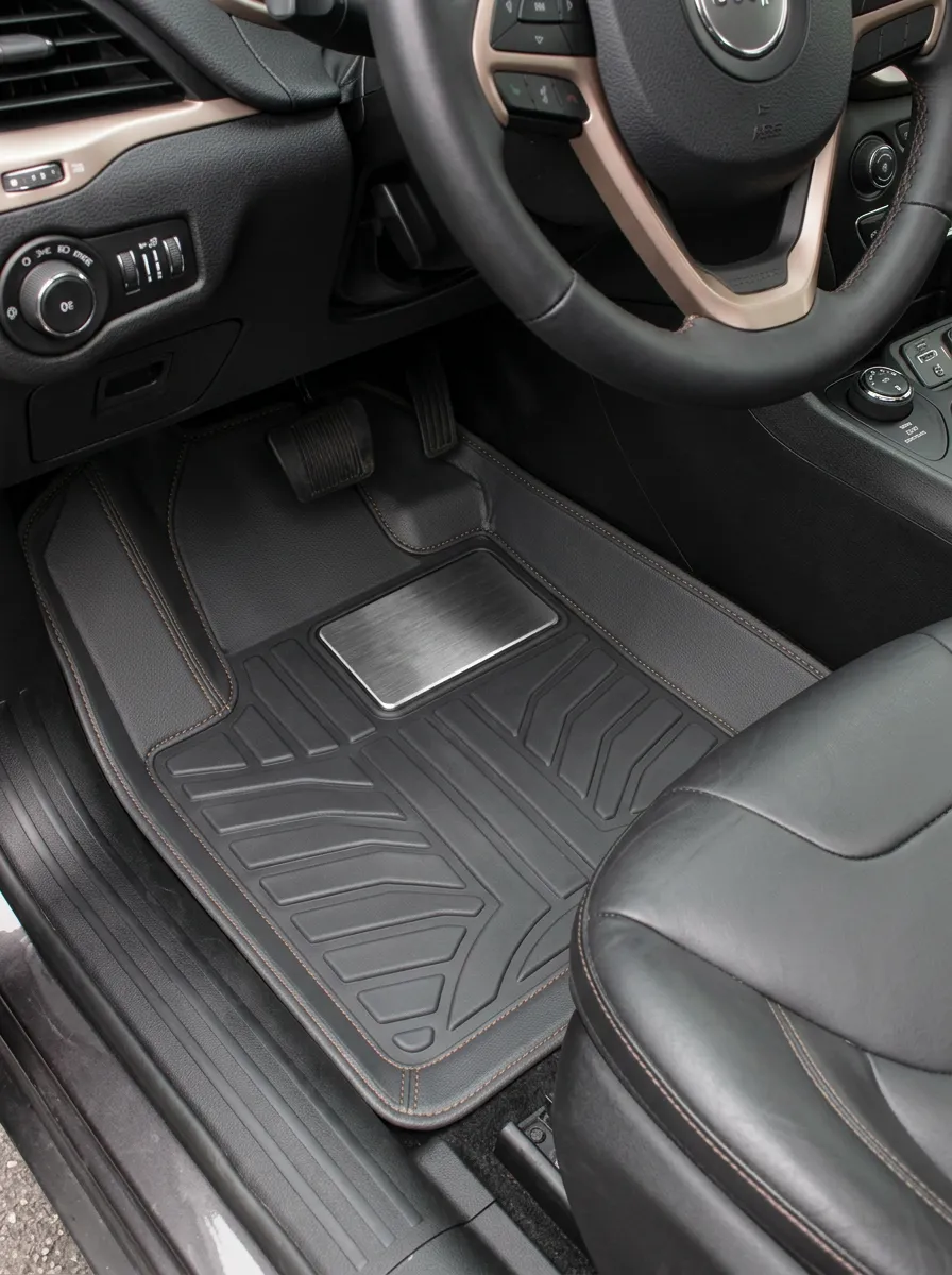 Textured Metal-Plate Floor Mats