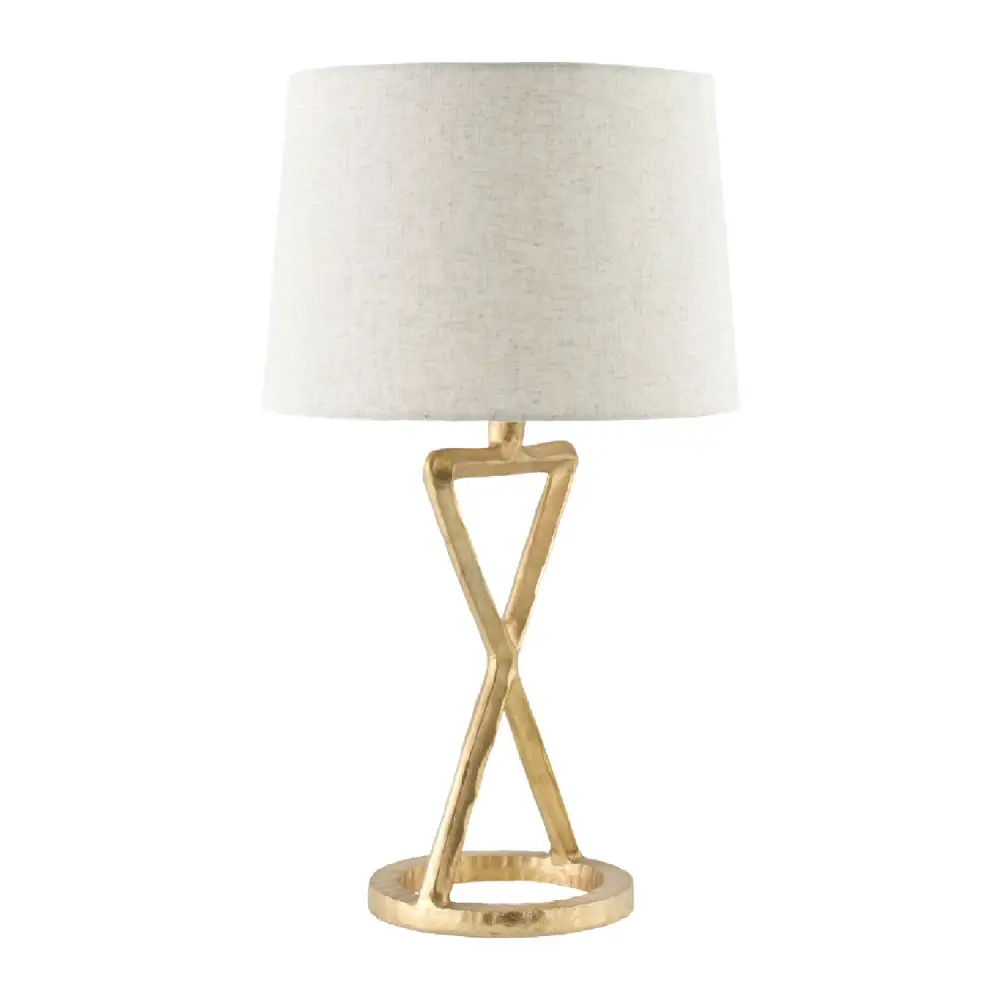 Crisscross Aluminum Table Lamp