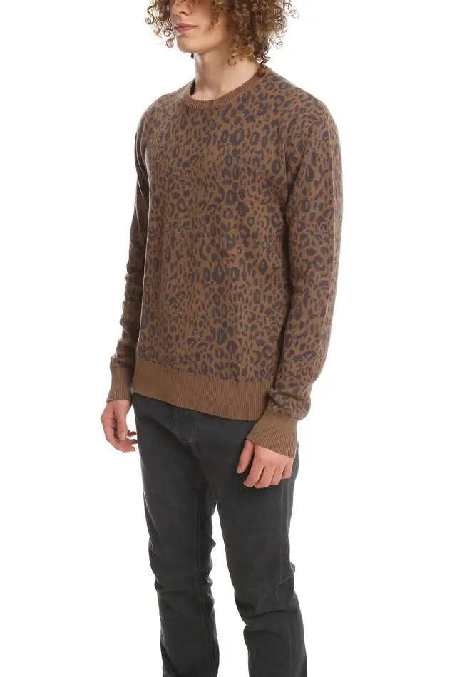 Refined Crewneck Cotton Knit Sweater