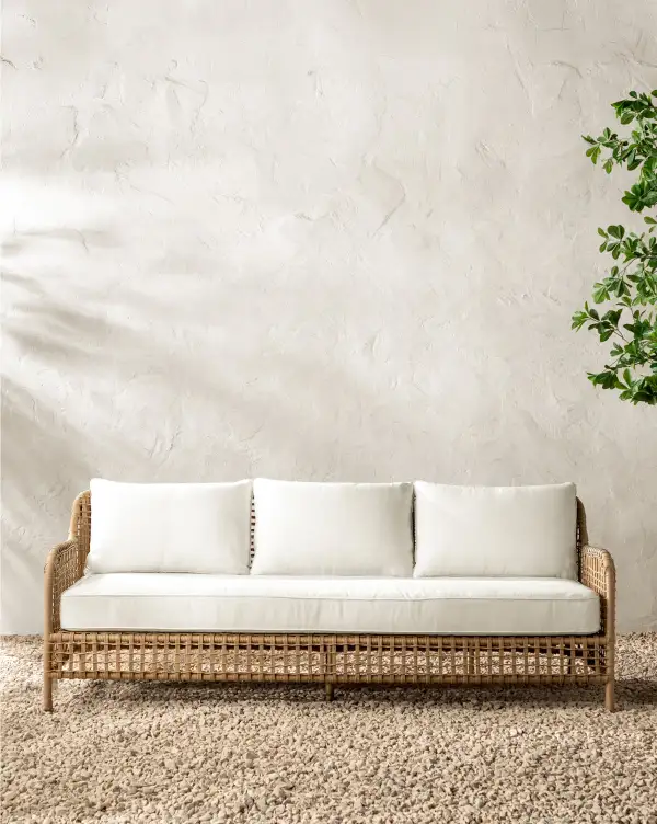 Woven Aluminum Sofa