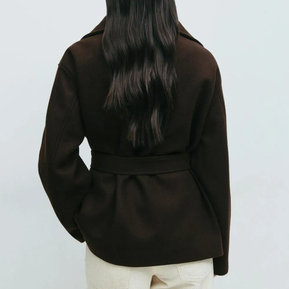 Relaxed Pearl Cascade Coat