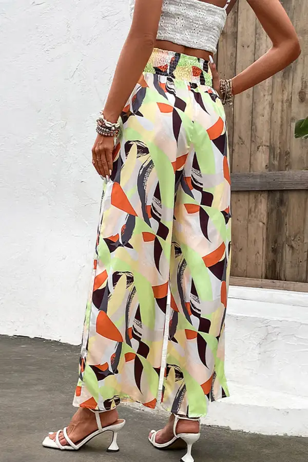 Everyday Smocked High Waist Pants