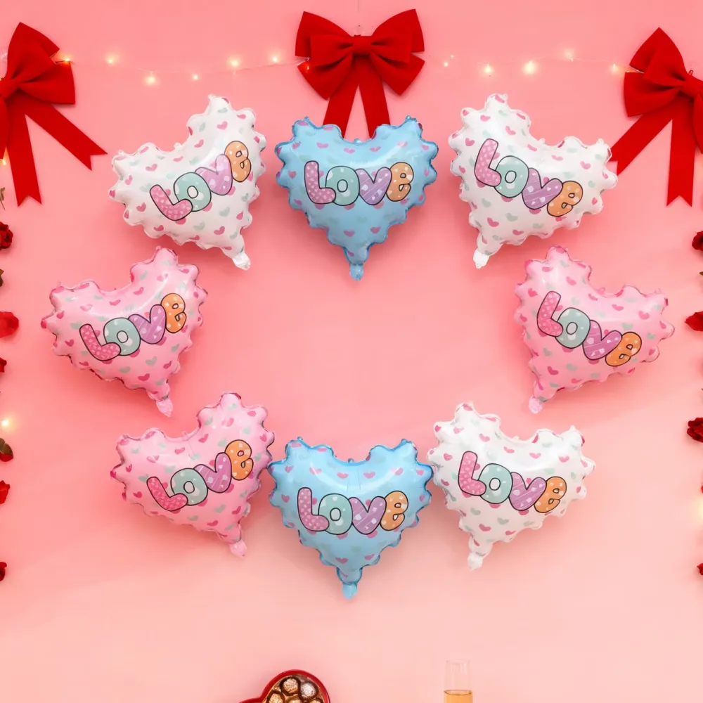 LOVE Heart Mylar Balloons