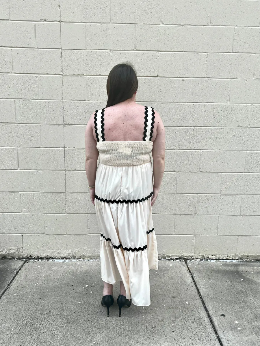 Tiered Sleeveless Maxi Dress