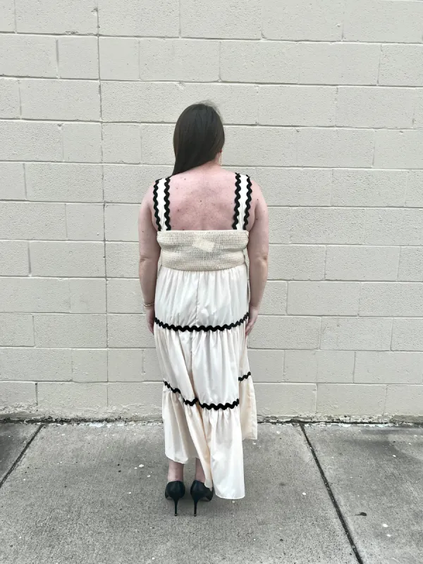 Tiered Sleeveless Maxi Dress