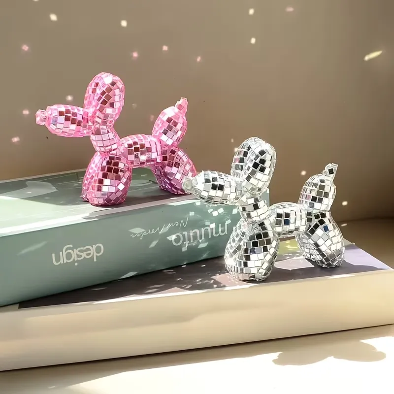 Disco Balloon Dog Figurine
