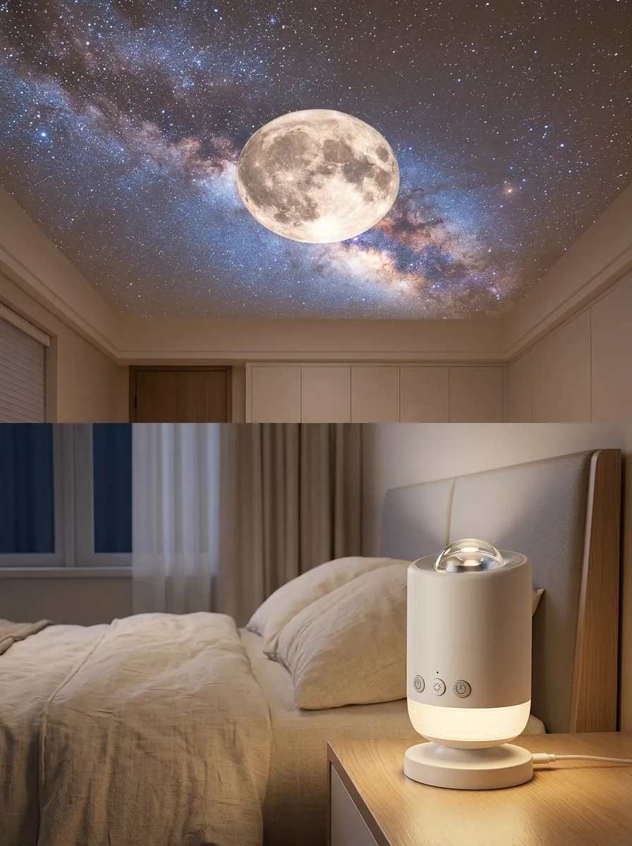 Orbit Galaxy Moon Projector Night Light