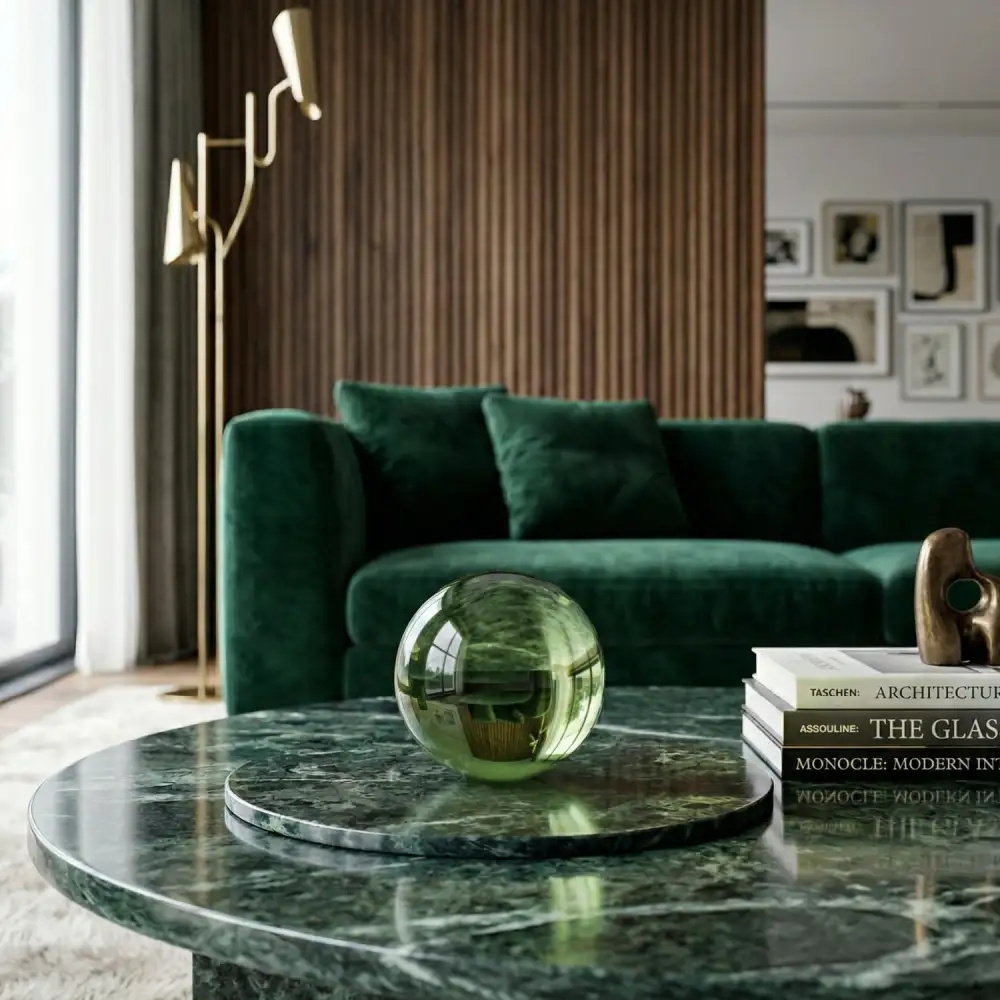 Glass Orb Decorative Object