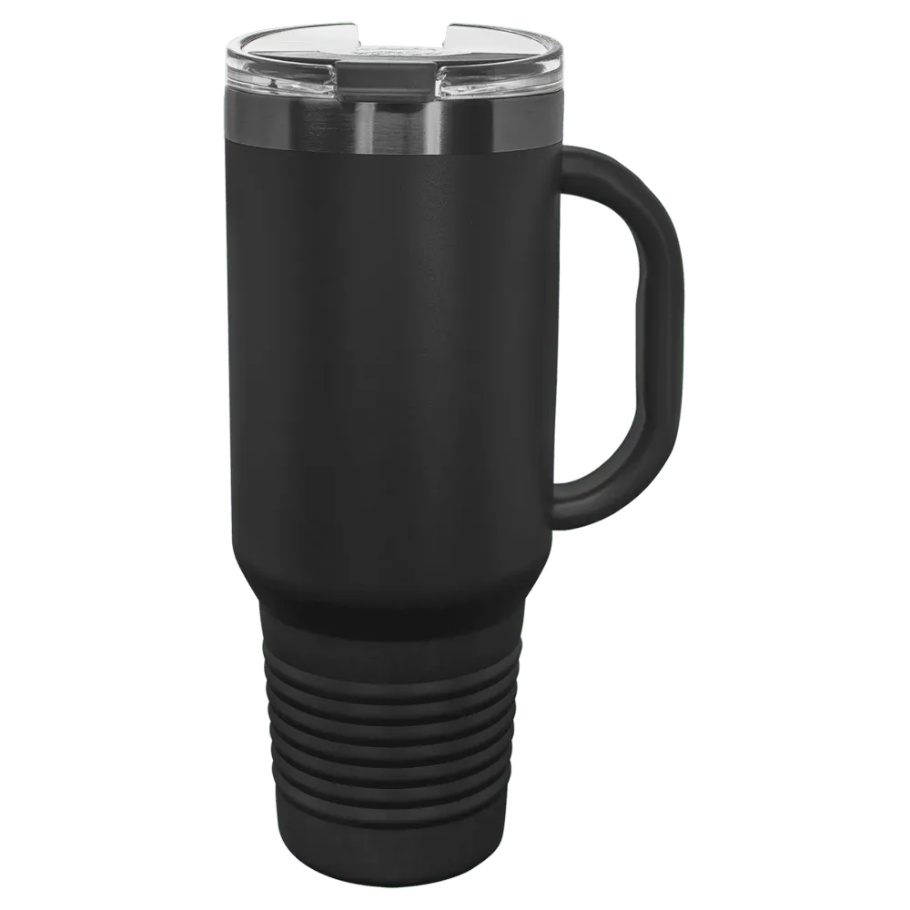 Travel Handled Straw Lid Travel Mug