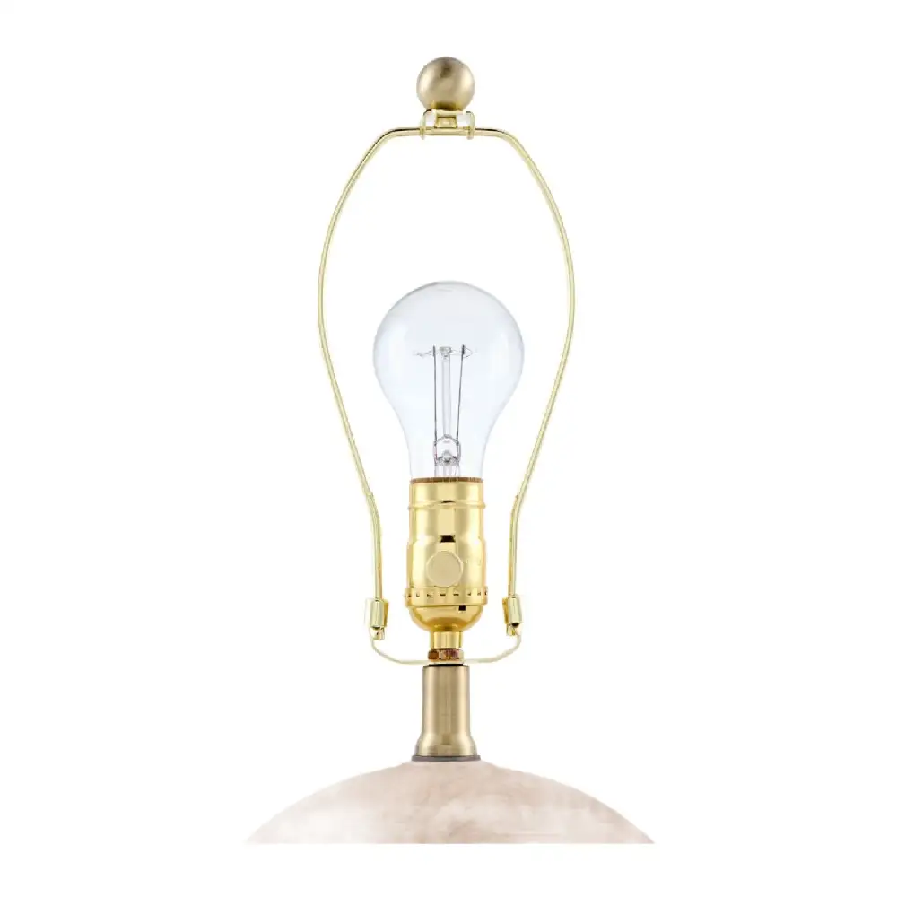 Round Glazed Ceramic Table Lamp