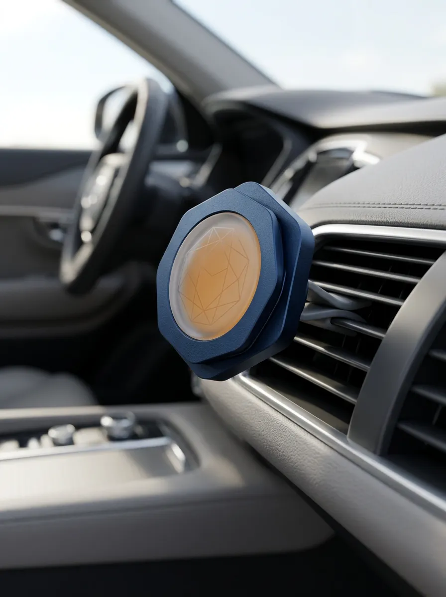 Refined Geometric-Look Car Air Freshener