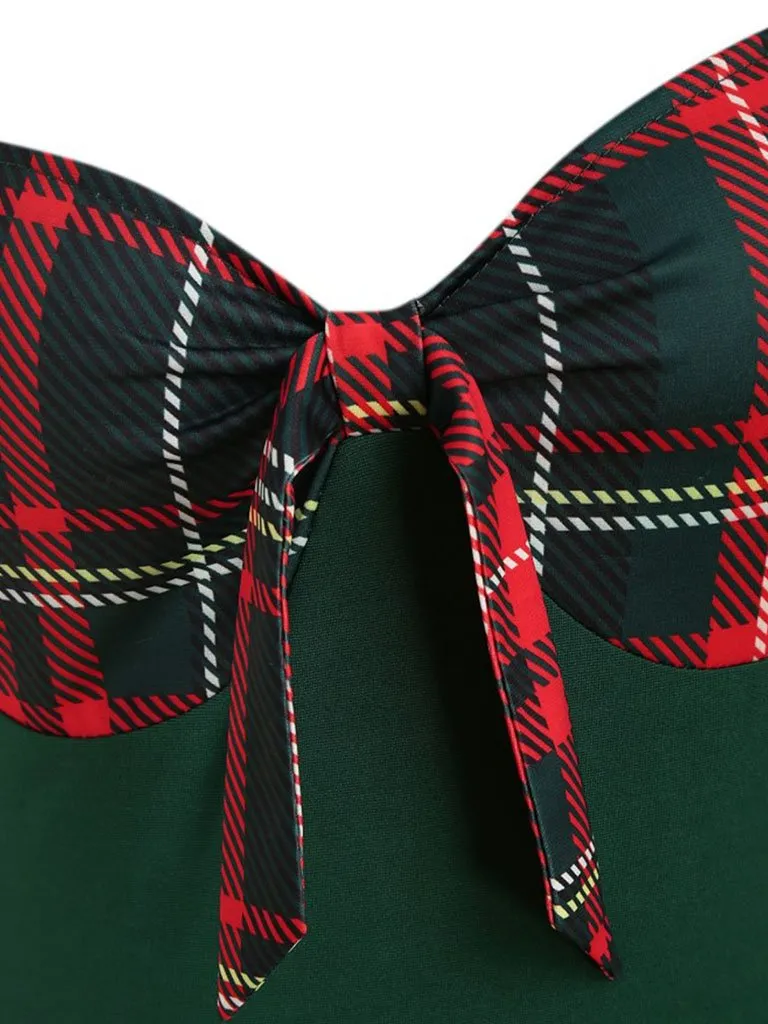 Layered Bow Swing Swing Dress