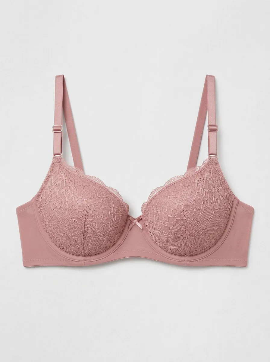 Modern Underwire Lace Floral Style Women's Bra