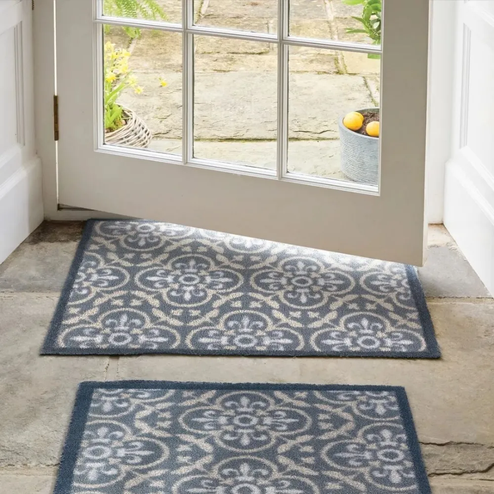 Heritage Pattern Washable Door Mat