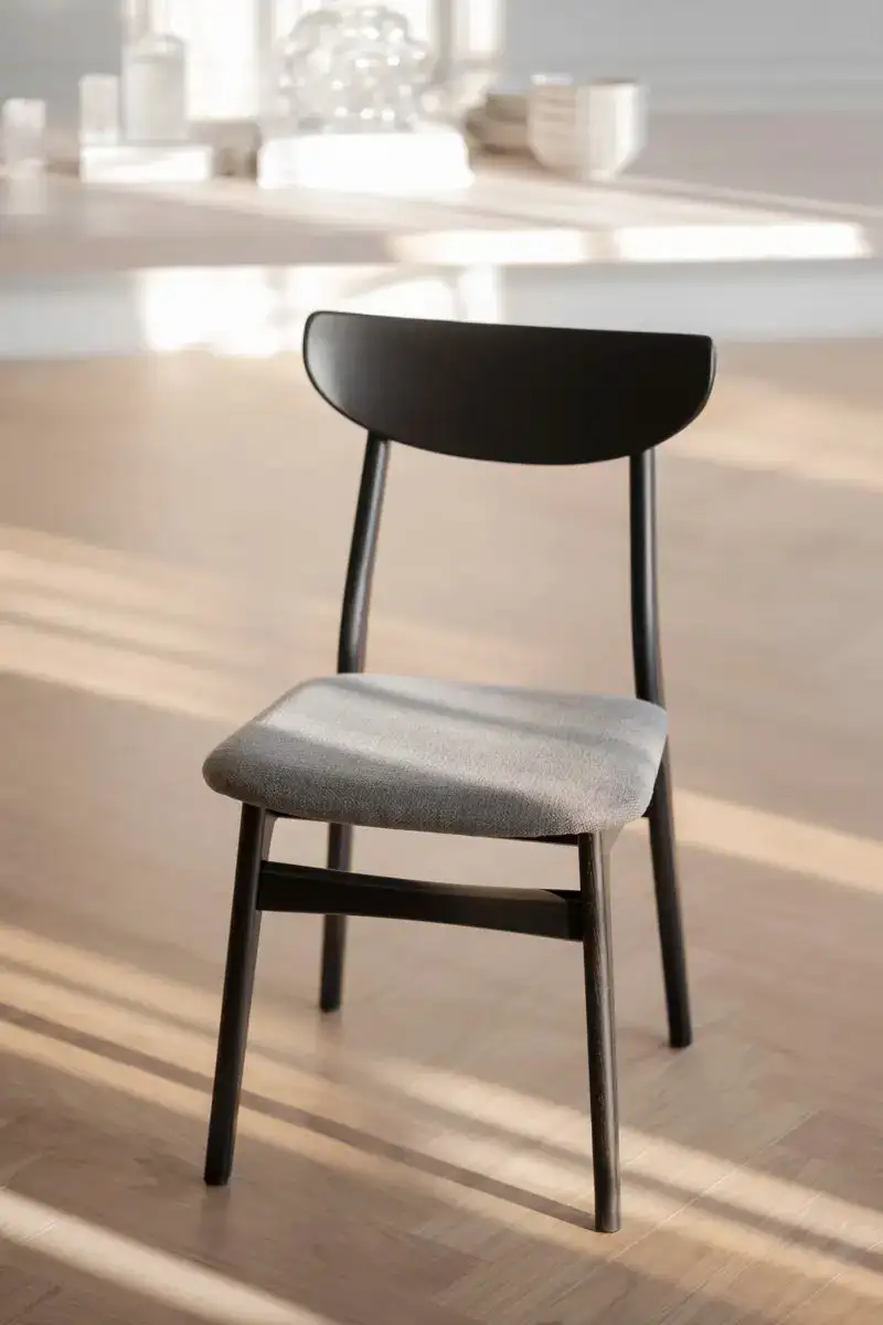 Oak Upholstered Chair