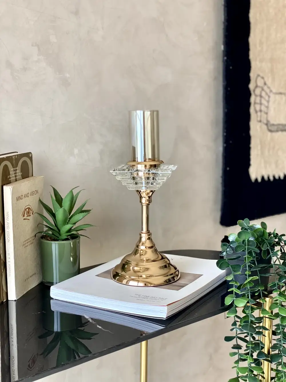 Crystal Candle Holder