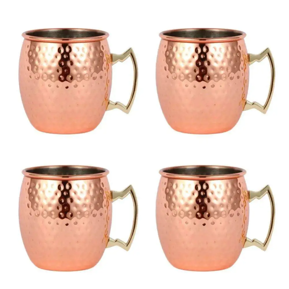 Copper Plated Drinkware Set