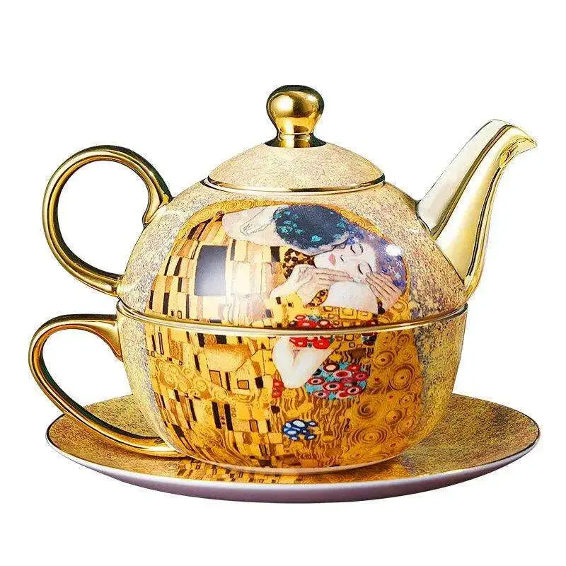 Bone Tea Set Table
