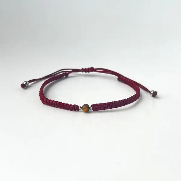 Braided Rope Braided Tiger-Eye Bracelet