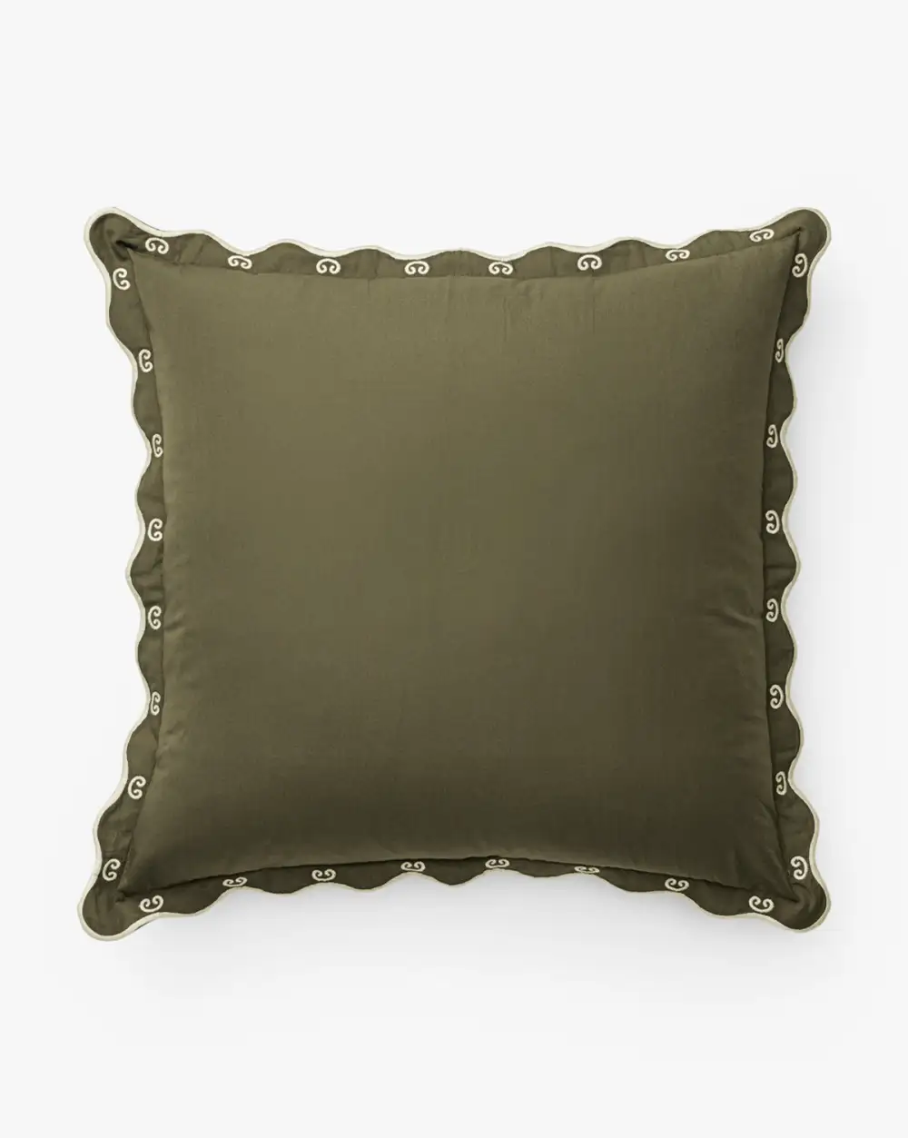 Solid-Textured Cotton Linen Pillow Cover