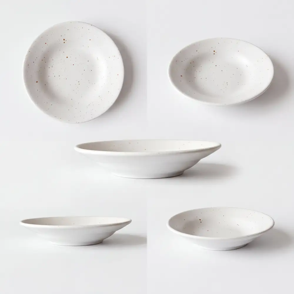 Relaxed Table Deep Ceramic Gravy Plate