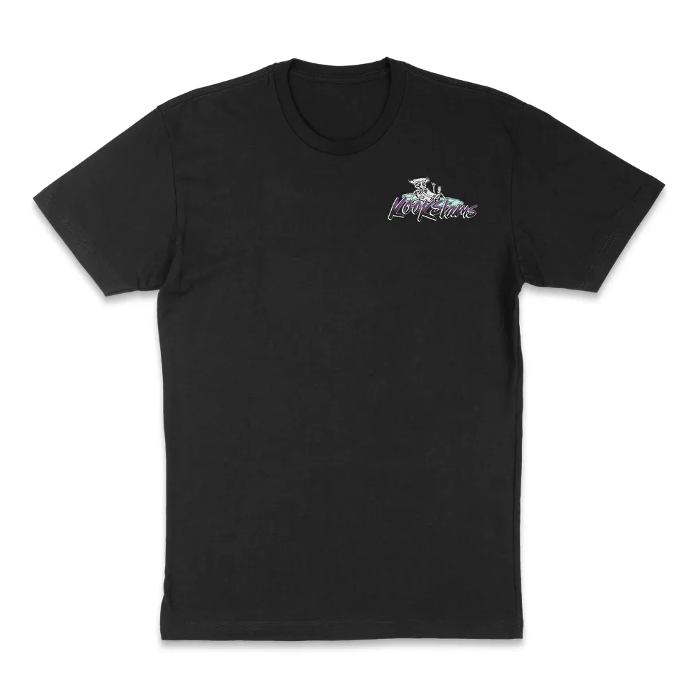 Surfing Freedom Slogan Graphic T-Shirt