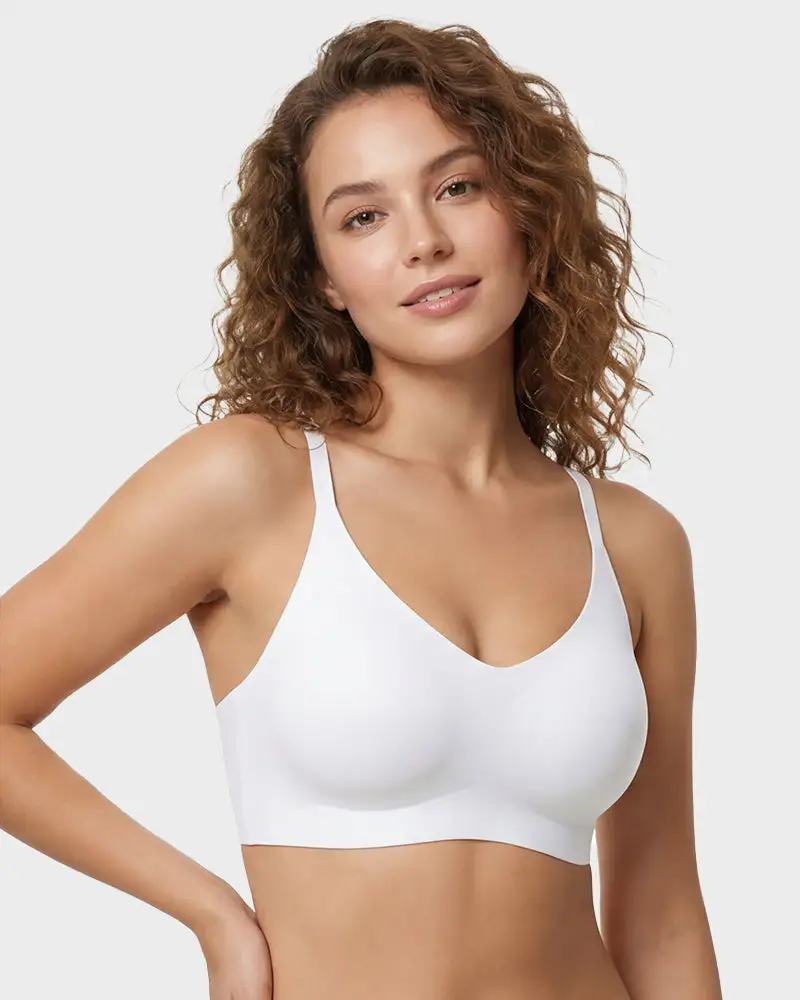 Seamless Backless Lace Bralette