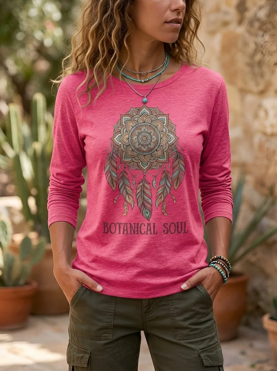 Boho Botanical Soul T-Shirt
