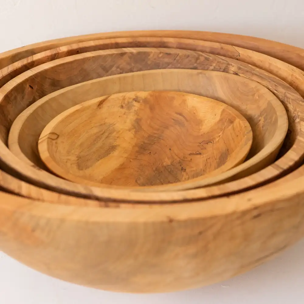 Handcrafted Wooden Salad Bowl