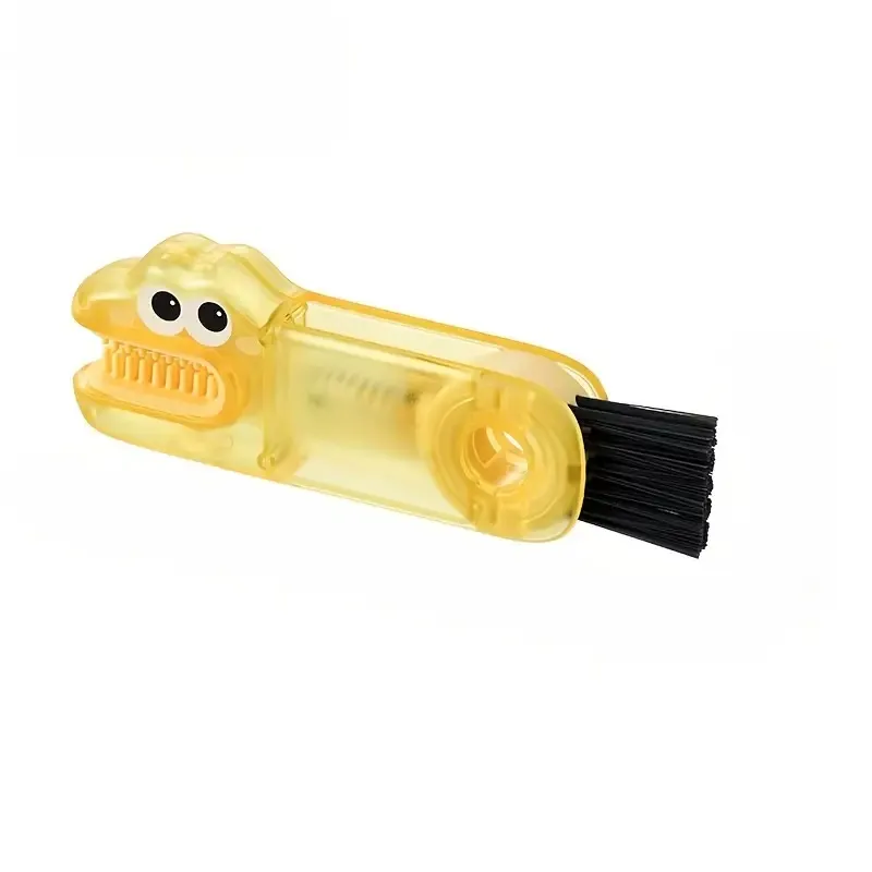 Durable Crocodile-Shaped Three-In-One Cup Lid Brush Cleaner