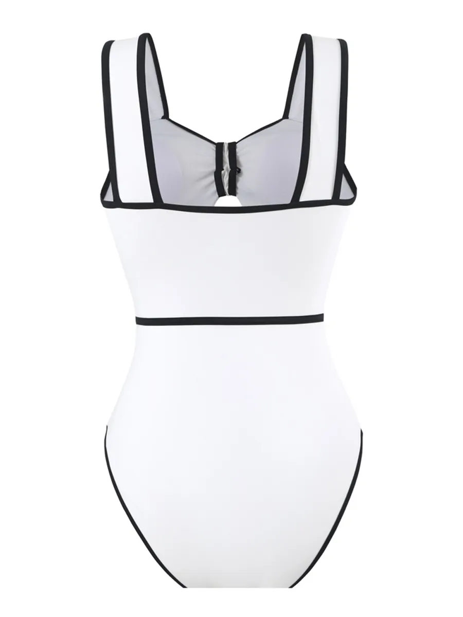 Jade Polka Dot Swimsuit Set
