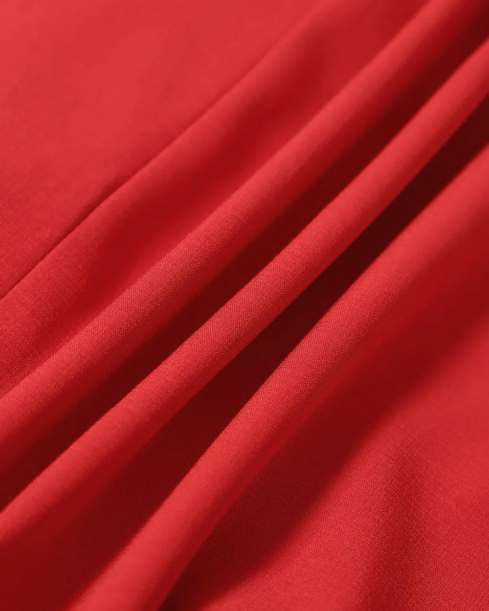 Boat Neck Red Dress