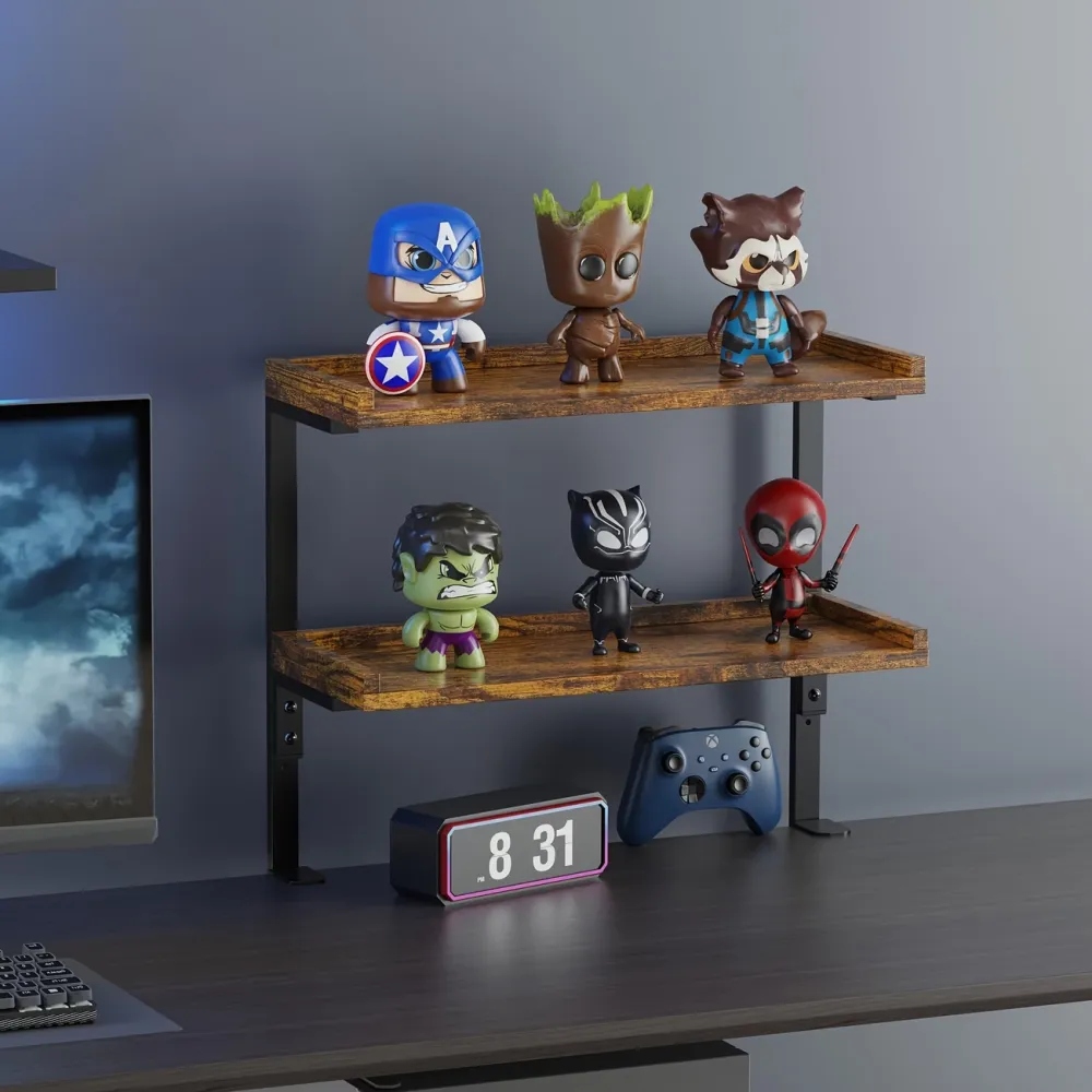 Clamp-On Desk Shelf
