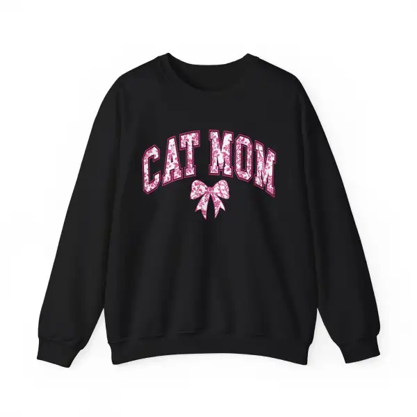 Cat Bow Crewneck Sweatshirt