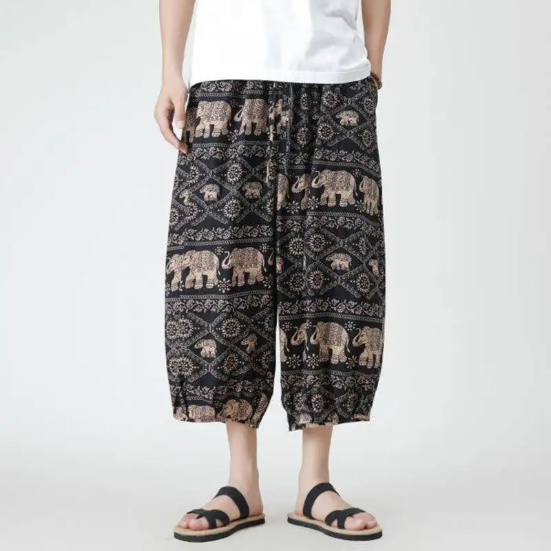 Patchwork Pocketed Pants