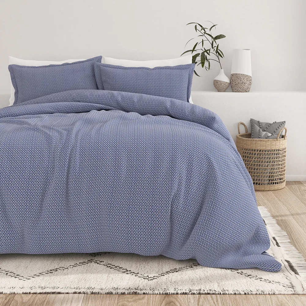 Diamond Pattern Duvet Cover Set