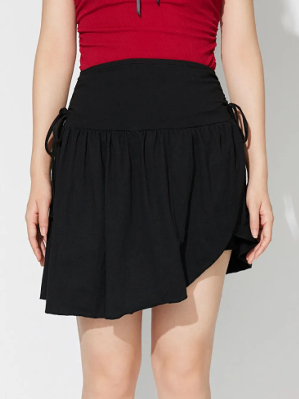 Easygoing Side Tie Skirt