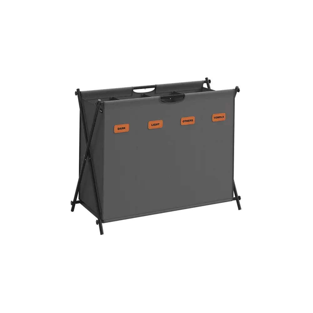 Weekend Divided Framed Foldable Laundry Storage Hamper