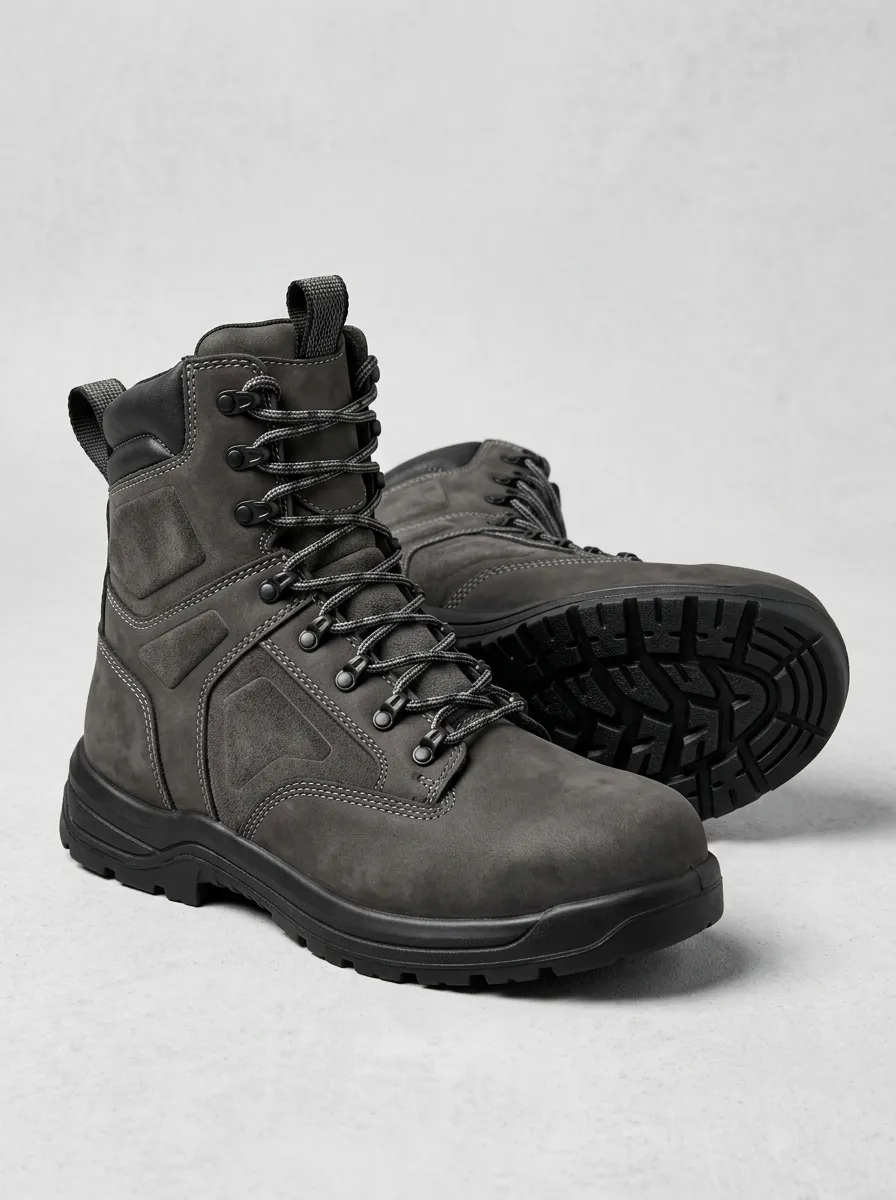 Unisex Everyday Tactical Outdoor Suede Print Work Boots