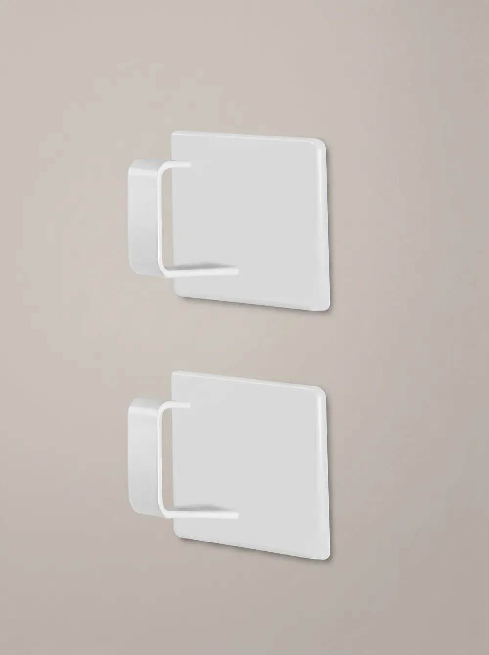 White Magnetic Hooks
